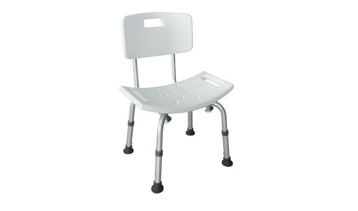 高度可调，带靠背设计，提供舒适支撑。